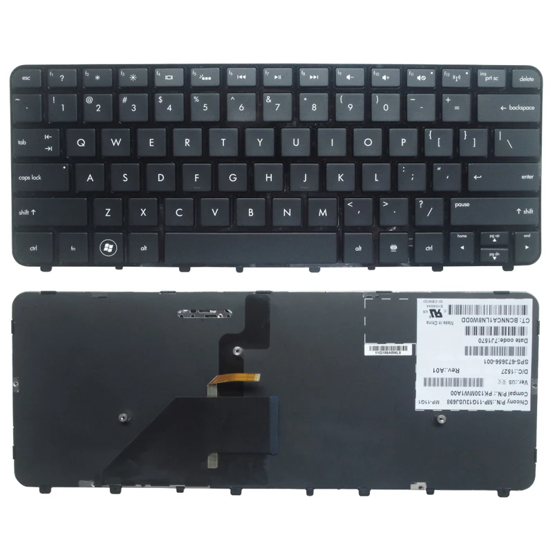 

New US English keyboard For HP Folio 13-1013TU 13-1014TU 13-1015 13-1015TU 13-1016 13-1000 13-2000 Backlit