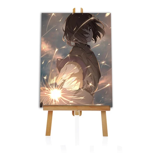 

Fireworks girl Picture DIY painting by numbers anime Colouring Zero Basis HandPainted Oil Painting Unique Gift Home Decor