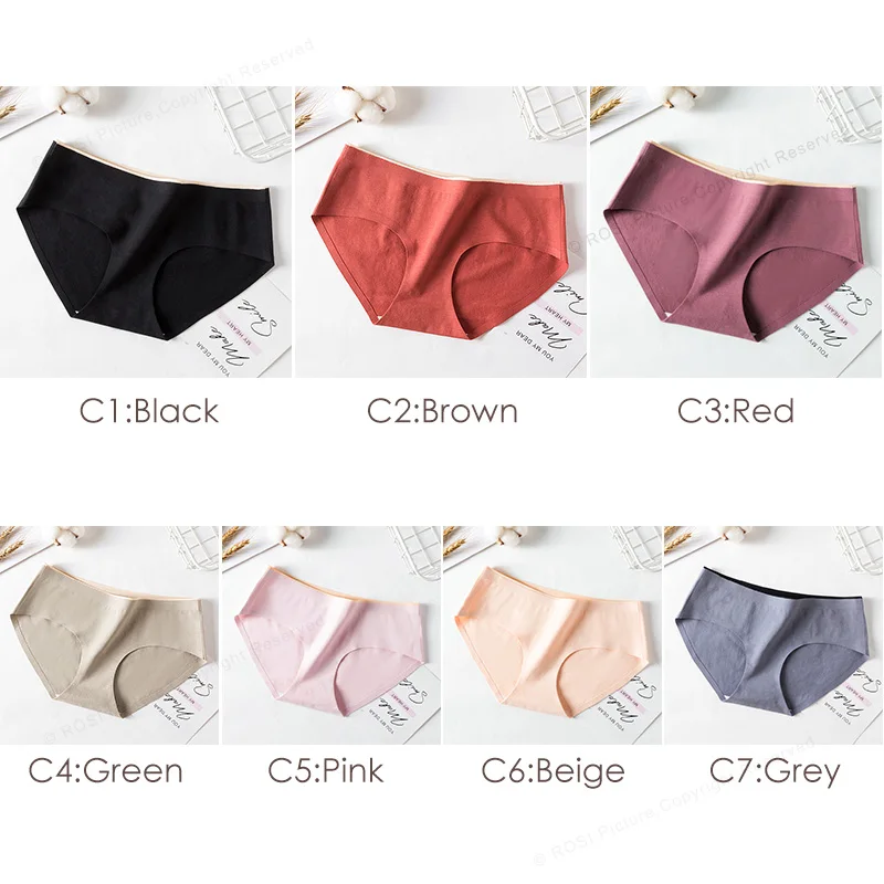 Женские Бесшовные хлопковые трусики нижнее белье бесплатная доставка|Женские