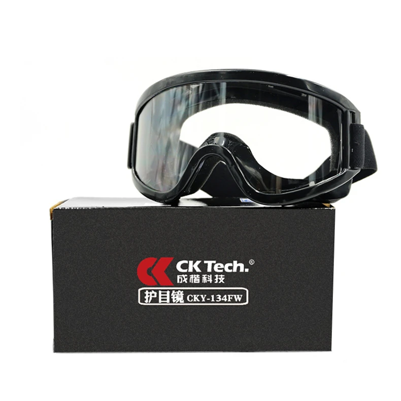 CK Tech. Черные защитные очки высокой четкости противотуманные защитные очки для спорта и велоспорта пыленепроницаемые рабочие очки анти-шок