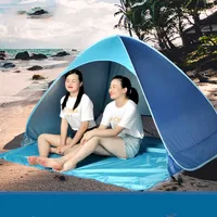 Палатка для кемпинга, автоматическая Пляжная палатка, мгновенное всплывание, защита от ультрафиолета