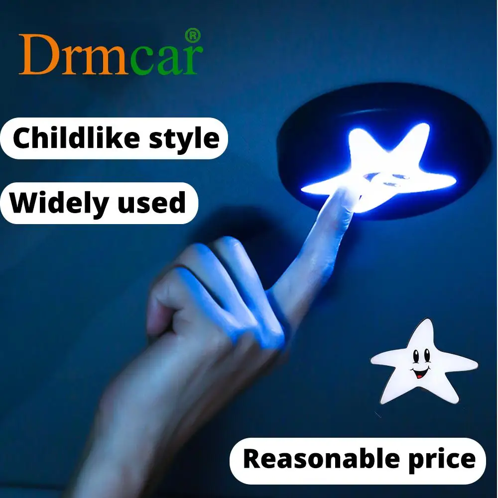 1 сенсорный комнатный светильник для чтения в форме звезды приветственный