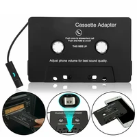 newest 1pc car cassette adapter auto bluetooth 5 0 cassette player aux adapter for ipod iphone mp3 tablet electronic accessories