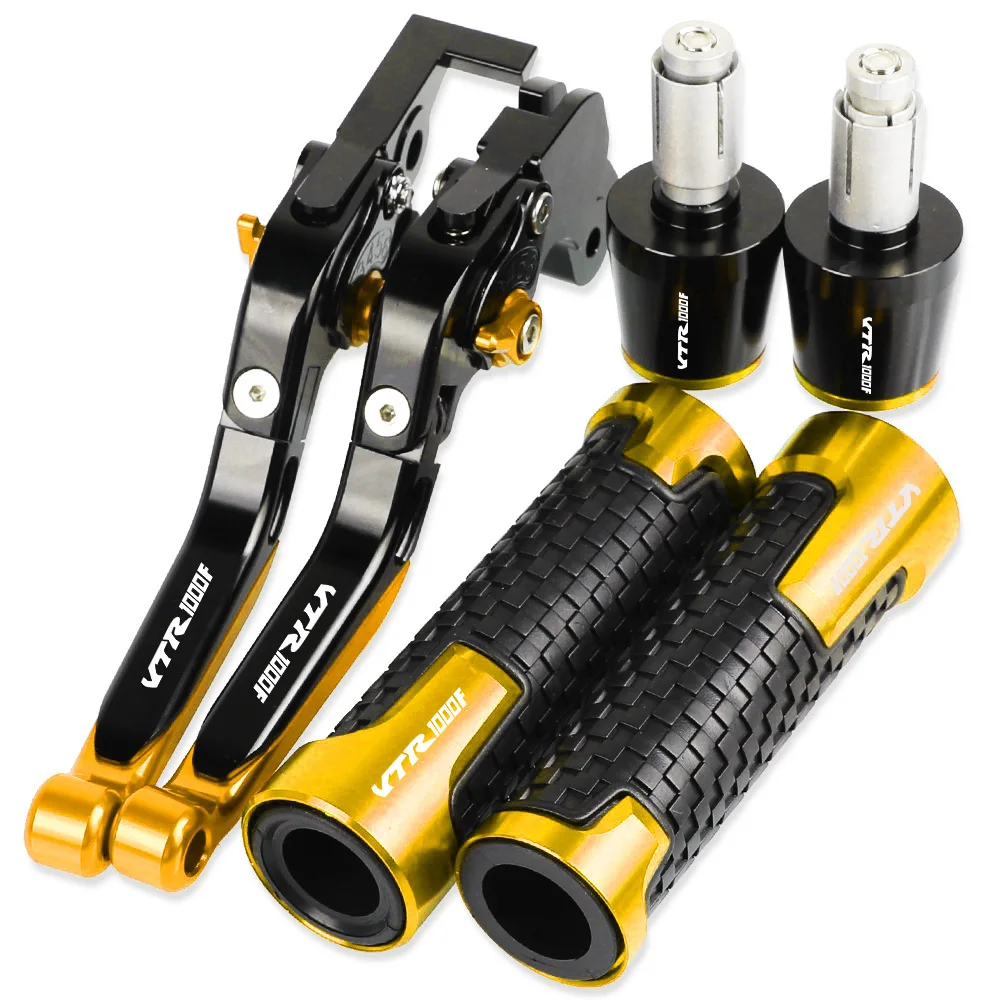 

Motorcycle Brake Clutch Levers Handlebar Hand Grips ends For HONDA VTR1000F FIRESTORM 1998 1999 2000 2001 2002 2003 2004 2005