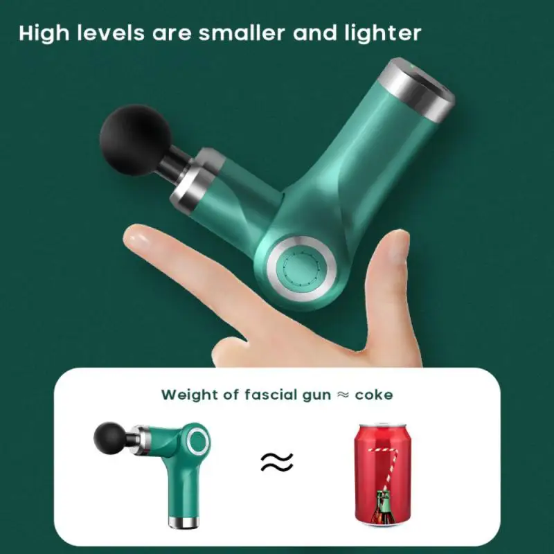 

Deep Muscle Mini Therapy Massage Guns Muscle Massager Pain Sport Massage Machine Relax Body Slimming Relief With 4 Heads