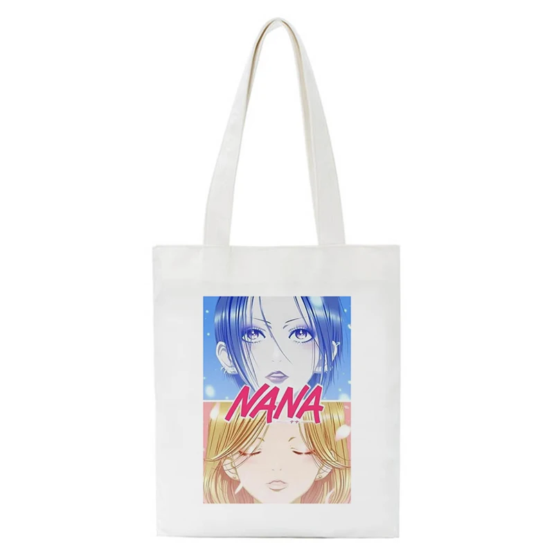

Nana Anime Manga Nana Osaki and Ren Honjo Harajuku Tote Bag Women Canvas Bag Handbags Shoulder Bags Casual Shopping Bags Handbag