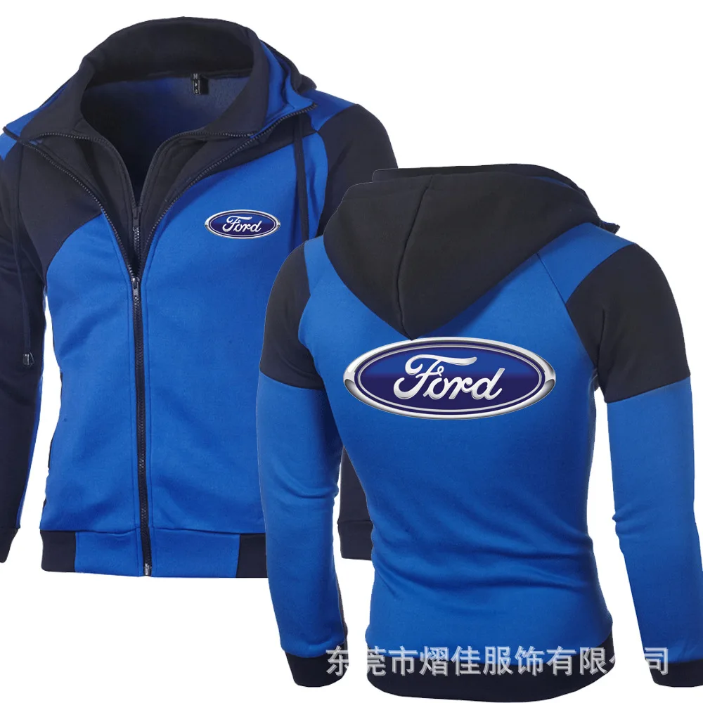 Весенне-осенняя мода для Ford толстовки мужские флисовые светящиеся свитшоты