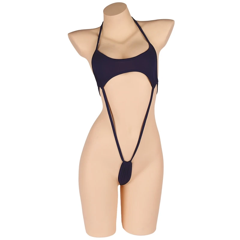 

Ye Zimei Women's Underwear Three-Point Suit Women's Overall Hot Spring One-Piece Swimsuit Sexy Strap Backless Bra