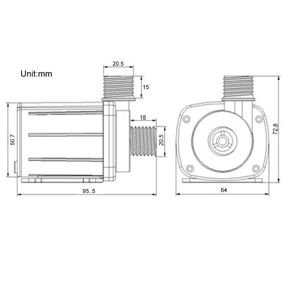 12V 24V DC безщеточный Водяной насос 1800-3000L/ч 4,2-8 м центробежные подпорные водяные компрессорный бандаж для водяной насос высокого давления+ Скорость контроллер SR-1000B3
