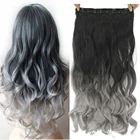 Удлинитель для волос, женский, длинный, 60 см, черный, коричневый, светлый