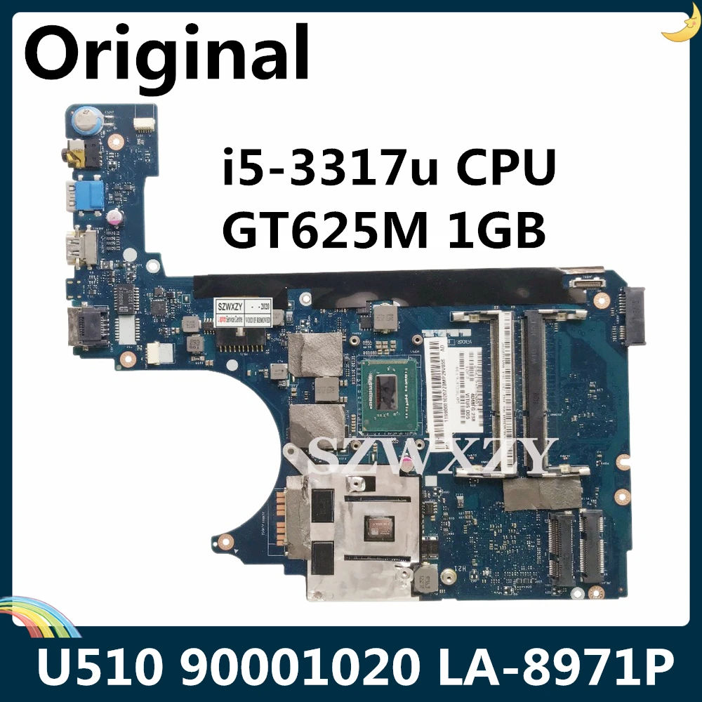 СОП для Lenovo U510 Материнская плата ноутбука FRU 90001020 LA 8971P HM77 с I5 3317u процессор GT625M 1