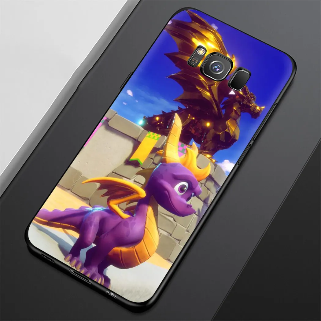 Мягкий силиконовый чехол IYICAO Spyro The Dragon для samsung S6 S7 S8 Edge S9 S10 Plus S10e|Чехлы-накладки| |