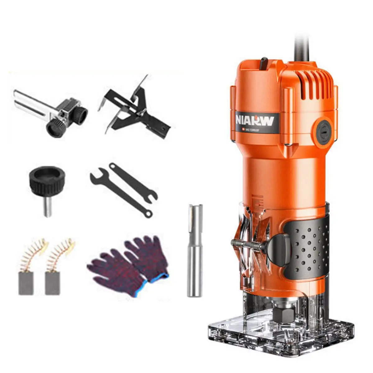 

3000 Вт об/мин Электрический ручной триммер, деревообрабатывающий ламинатор, фрезерный станок для обработки дерева, инструменты для гравиров...