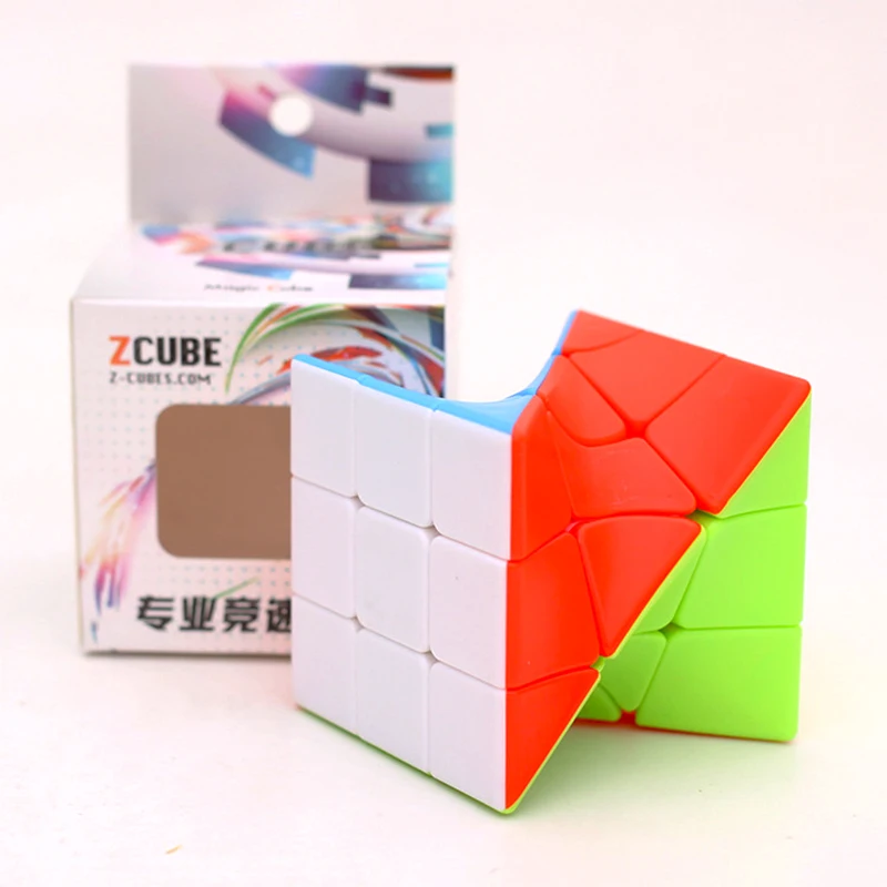Zcube 3x3 Torsion Magic Cube Coloful Twisted Puzzle Toy Stickerless Puzzles 3x3x3 Cubes Educational Toys For Children | Игрушки и хобби
