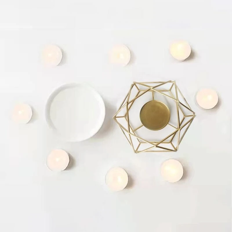 

Aromatic Oil Burner, Geometric Ceramic Essential Oil Candle Holder Wax Melt Burner Warmer Melter fragrance for Home Offi