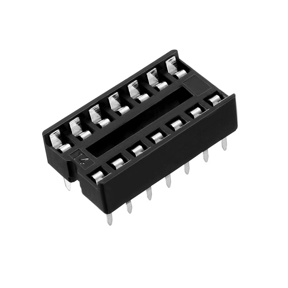 10 шт. DIP ИС адаптер припоя Тип гнездо комплект 6 8 14 16 18 20 24 28 Pin для arduino PCB Diy Kit |