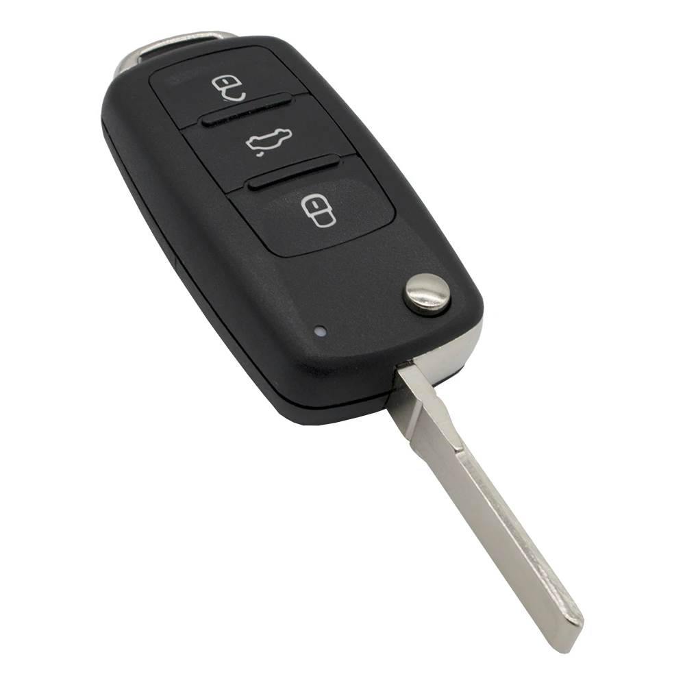 Автомобильный Дистанционный ключ WhatsKey для VW 5K0837202AD 3 кнопки подходит Volkswagen Polo Passat