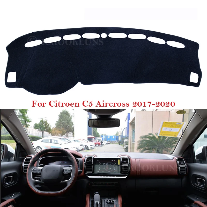Чехол для приборной панели защитная накладка Citroen C5 Aircross 2017 2018 2019 2020