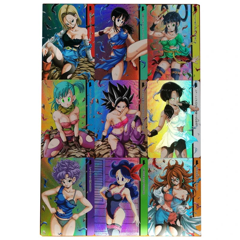 9 шт./лот Драконий жемчуг супер сексуальная красота красочные флеш-карты игра