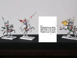 Модель игрушечной фигурки из ПВХ три царства красящая сборка Guan Yu Huang Zhong Ma Chao 3