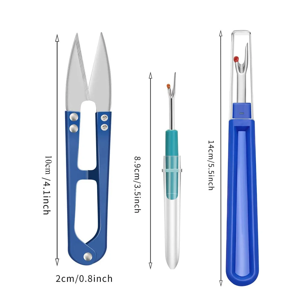 3pcs Thread Cutter Seam Ripper Stitch Sewing Accessories Kits Stainless Steel Yarn DIY Needlework | Дом и сад