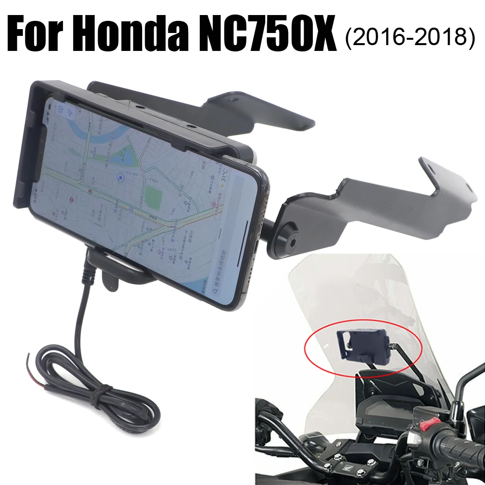 Держатель для мотоцикла мобильный телефон GPS пластина кронштейн Honda NC750X 2016 2019 2018