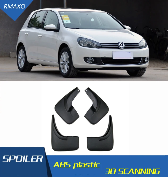 Брызговики для Volkswagen golf 6 2011 2013 брызговики передние с цветным и задним щитком