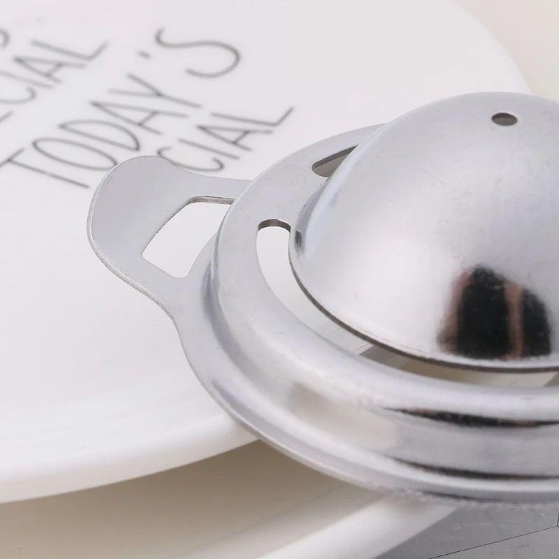 Яичный желток Белый сепаратор отделяет сито из нержавеющей стали кухонный