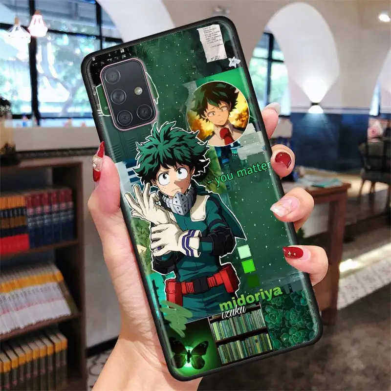 My Hero Academia Soft TPU Case For Samsung Galaxy A51 A50 A71 A21s A31 A41 A10 A70 A30 A20e A40 A12 A02s Cover Coque Fundas