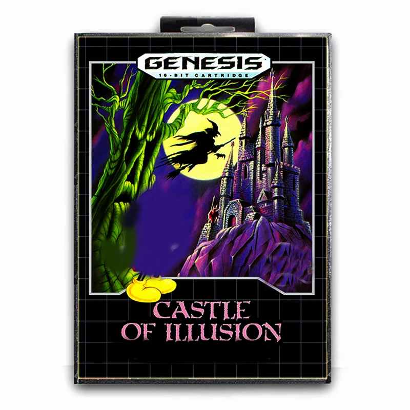 Замок иллюзии ролях Muse с коробкой для 16 бит Sega MD карточная игра Mega Drive Genesis игровая