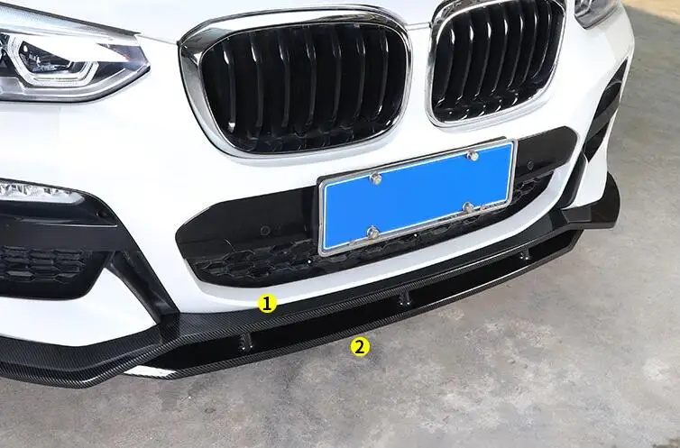 Новый G01 X3 ABS Краски автомобильный удлинитель переднего бампера диффузор спойлер