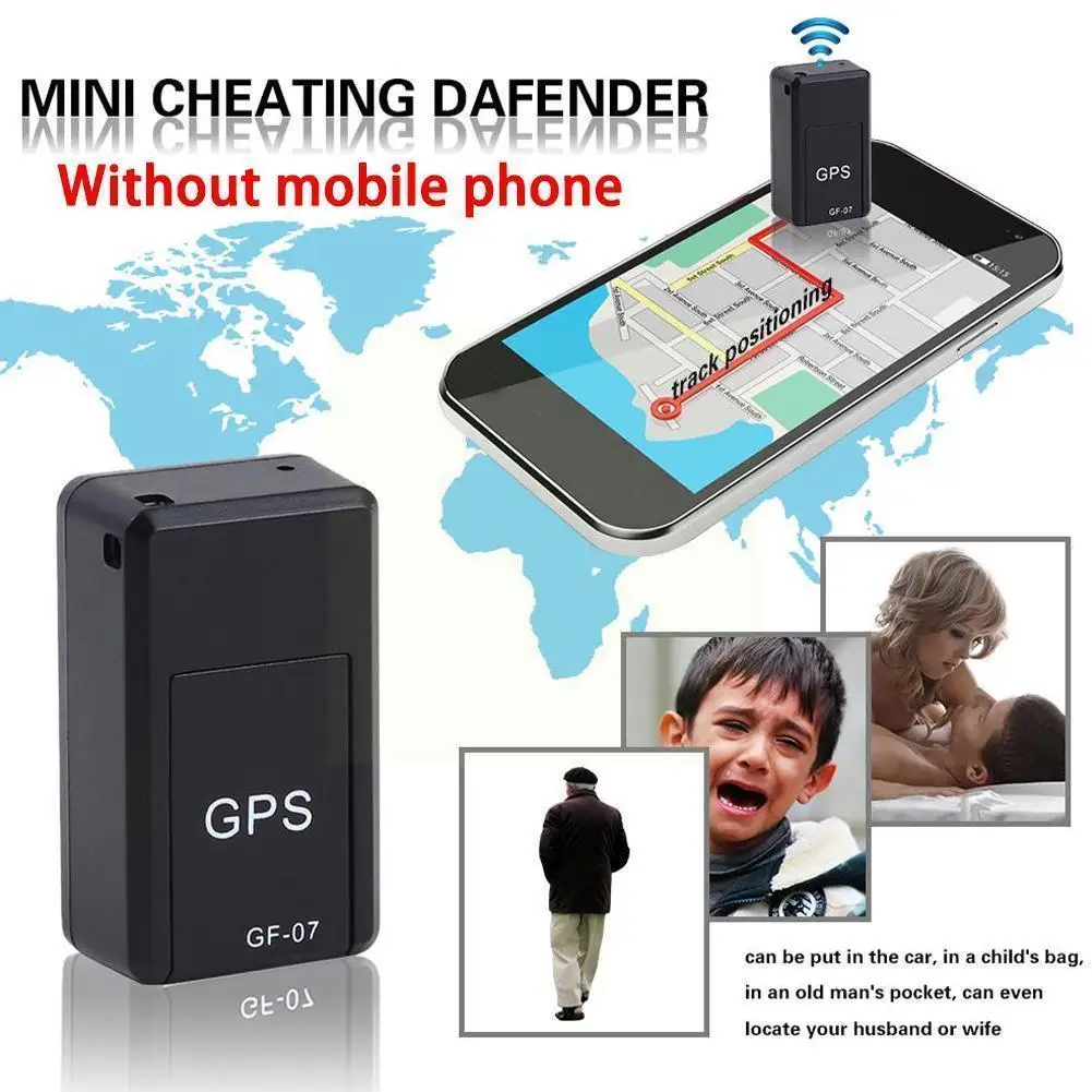 

GF07 Mini Car Tracker GPS Real Time Tracking Locator GSM GPS Tracker Long Remote Tracker Conte Standby Magnetic Locator GPS O8X7