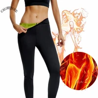 hot thermo body shaper womens slimming cropped pants hot neoprene for weight loss waist fat burning sweat sauna leggings shapers