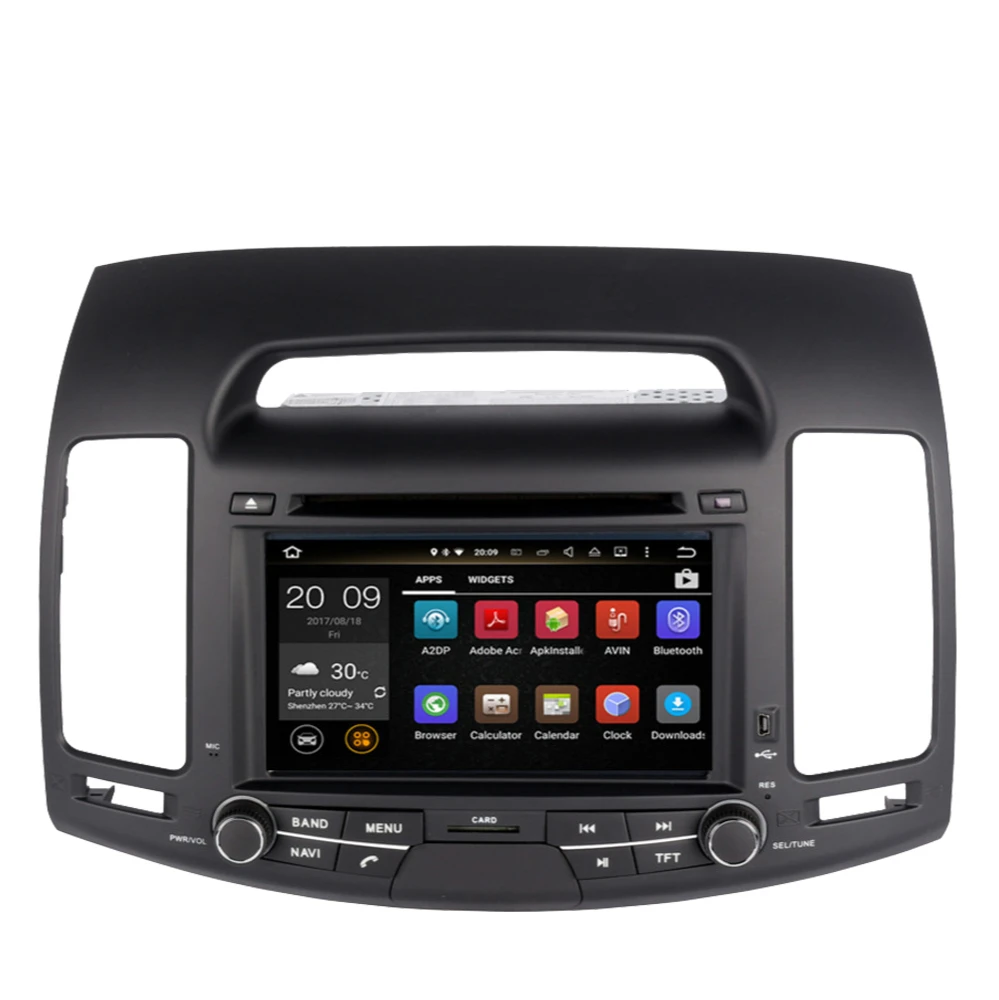 Автомобильный GPS-навигатор на Android 10 0 для Hyundai Elantra 2007-2011 радио мультимедиа DVD-плеер