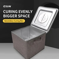 esun ecure 3d uv resin curing light box for sladlplcd 3d resin printer model uv secondary curing box enclosure versatile boxes