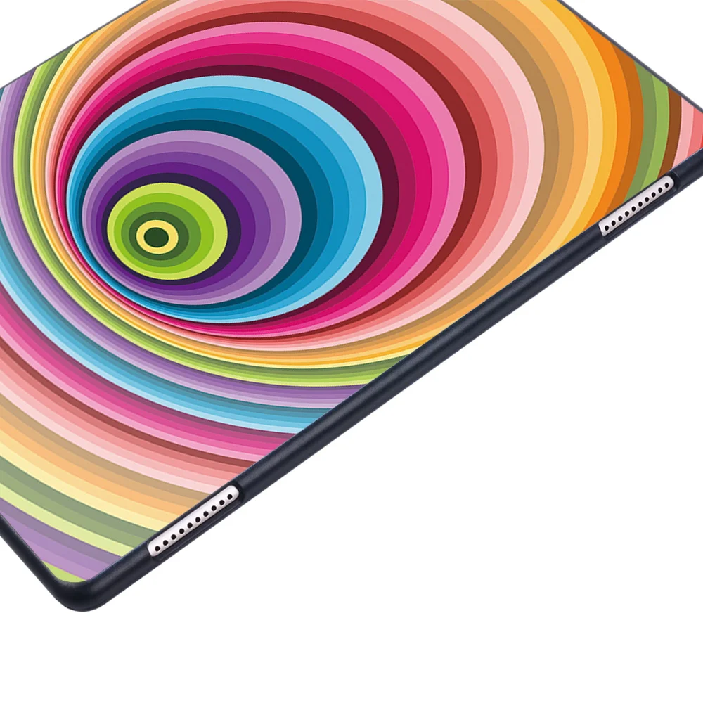 

Tablet Case for Huawei MediaPad T5 10 10.1" Inch Cool Watercolor Print Slim Cover Case + Free Stylus