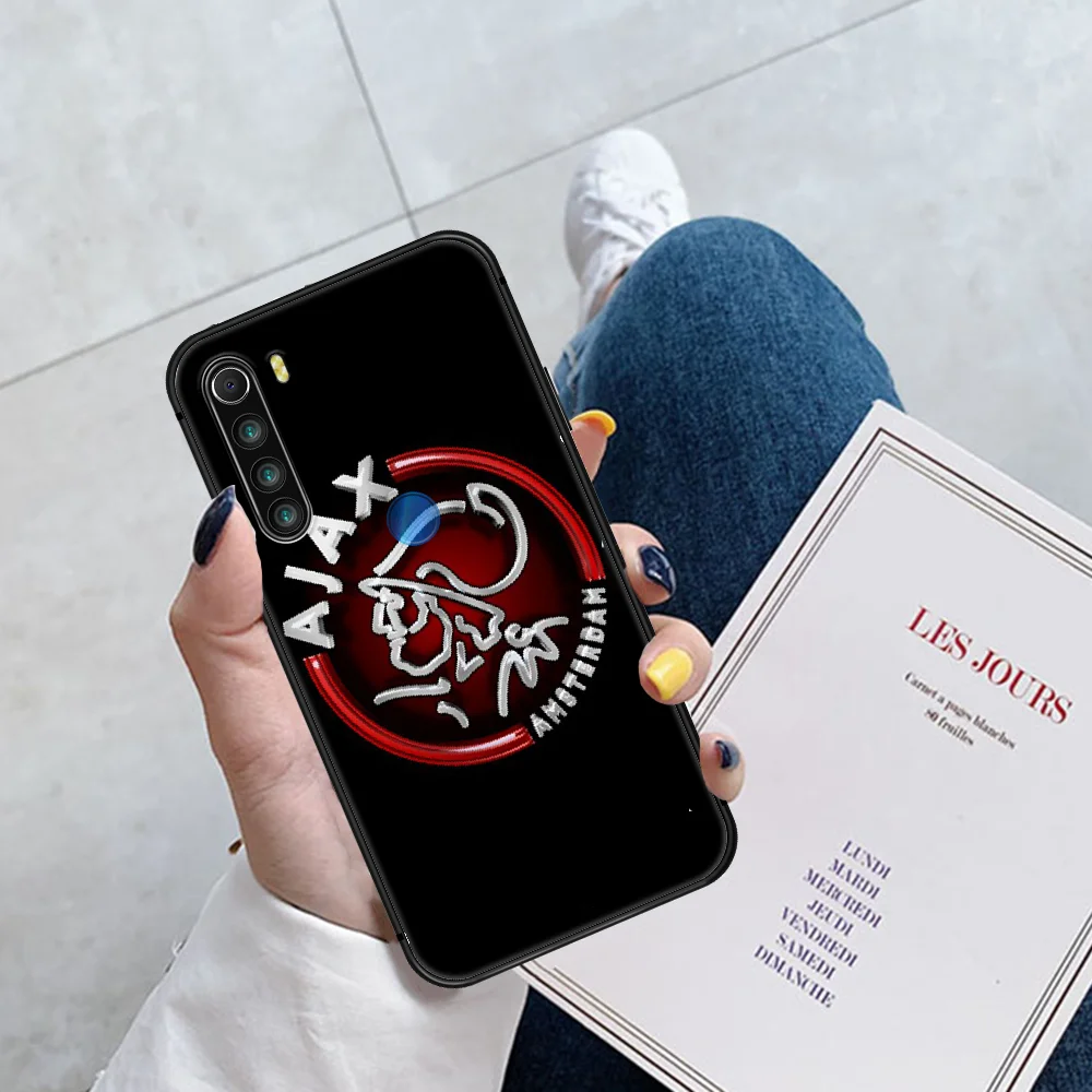 

Ajax Team Logo Phone Case Cover Hull For XIAOMI Redmi 7 7A 8 8A 9 9C Note 6 7 8 9 9S K20 Pro K30 black Etui Soft Cell 3D Hoesjes