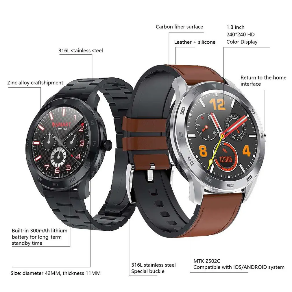 

Business smart watch calling health monitoring smart sports bracelet fashion remote photography for man and woman