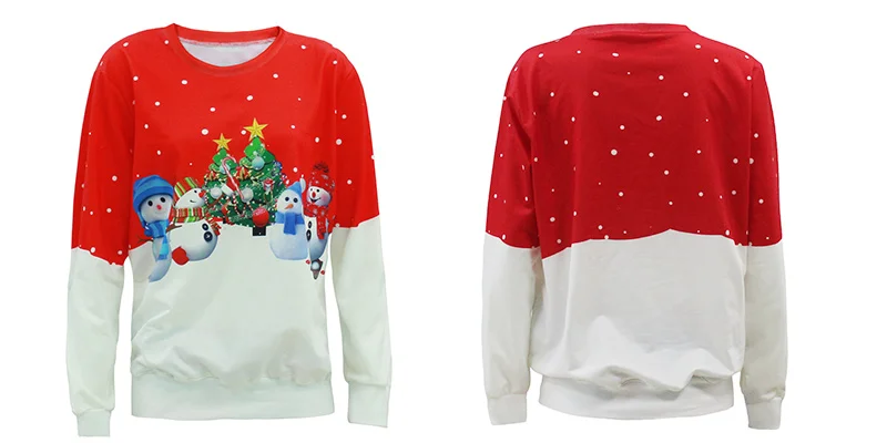 LISCN Christmas Man women Ugly Christmas Sweater Couple Watching Clothing Unisex Lovers for Men Autumn Winter New