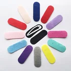 200 шт. овальные нетканые зажимы-разделители для волос, прямоугольные фетровые накладки для волос, аксессуары для волос сделай сам