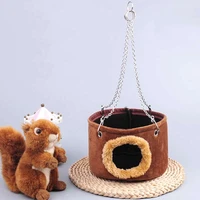 parrot hamster squirrel chinchilla sleeping bed nest hanging sleeping bag hammock winter warm hanging bed pet supplies