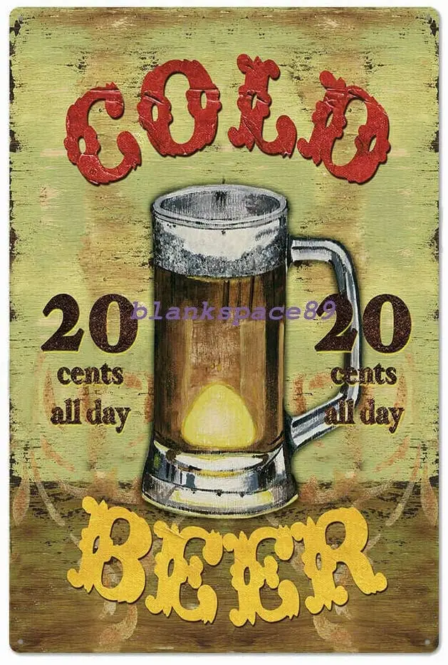 

Жестяной знак с темой холодного пива для бара, паба, дома, винтажный Ретро плакат, подарок, ретро настенный Декор для дома, бара, паба, винтажн...