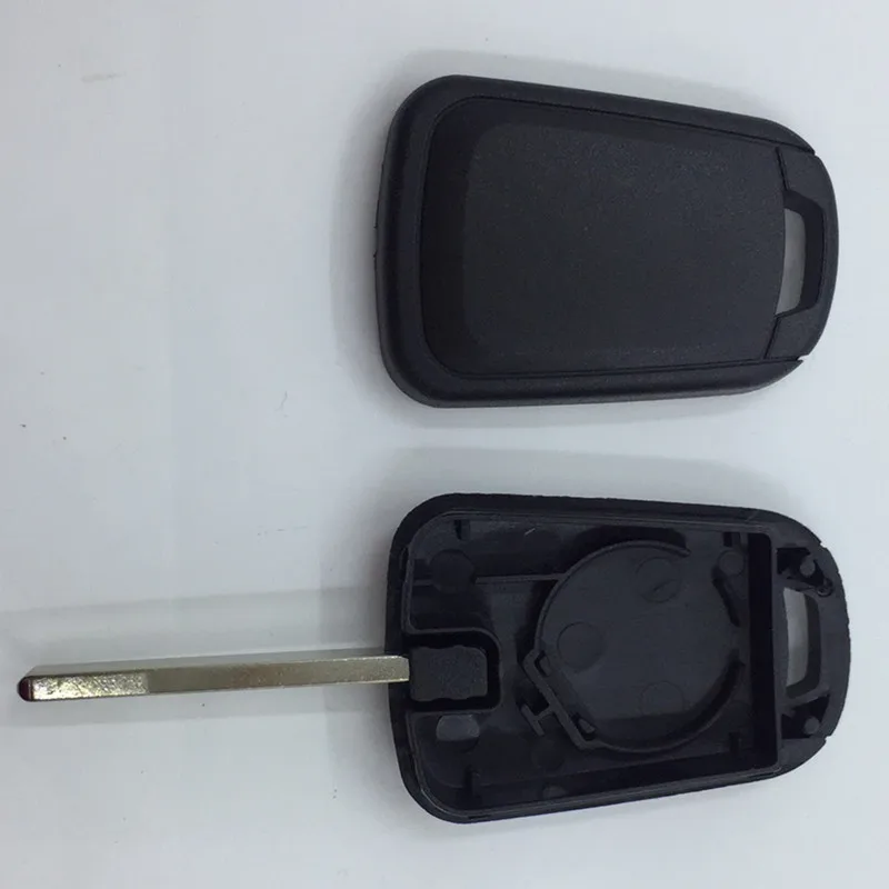 

2 шт., корпус для автомобильного ключа-транспондера RIOOAK для Opel Buick, Chevrolet Cruze со слотом для чипа с лезвием HU101