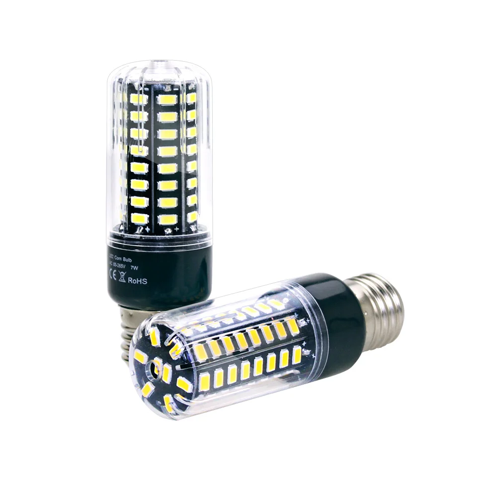 2 шт. светодиодные лампы E27 110 В 220 5736 в 108 SMD E14|Светодиодные и трубки| |