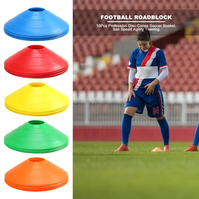 Прочные скоростные тренировочные диски для футбола 10 шт./лот спорта на открытом