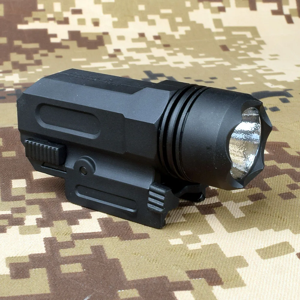 

LED Shotgun Rifle Glock Gun Flash Light Tactical Torch Flashlight with Release 20mm Mount for Pistol Airsoft