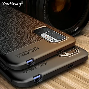 for xiaomi poco m3 pro case luxury leather soft rubber silicone case for xiaomi poco m3 pro cover for xiaomi poco m3 pro case free global shipping