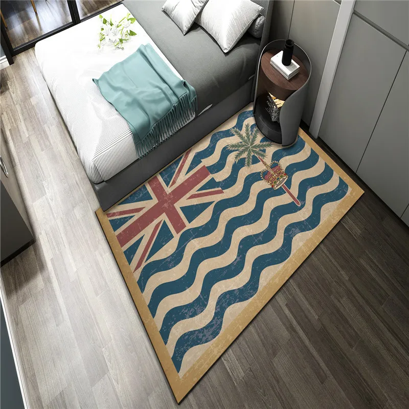 

Carpet Printed Letter Water Absorption Sofa Carpet Memory Foam for Bedroom Living Room Children Rug Yoga Mats
