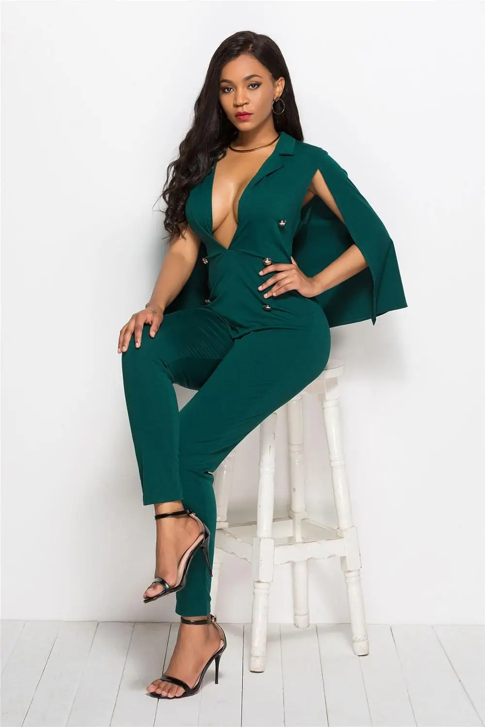 Сексуальное белое сексуальное нижнее белье с глубоким v образным вырезом плащ