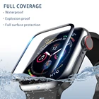 Подходит для защиты экрана apple watch, закаленная Стекловолоконная 3d-пленка 38 мм 40 мм 42 мм 44 мм, подходит для серии iwatch 54321